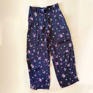 SO SPRING! & Other Stories - silky floral high-rise trousers. Sz. 2/4